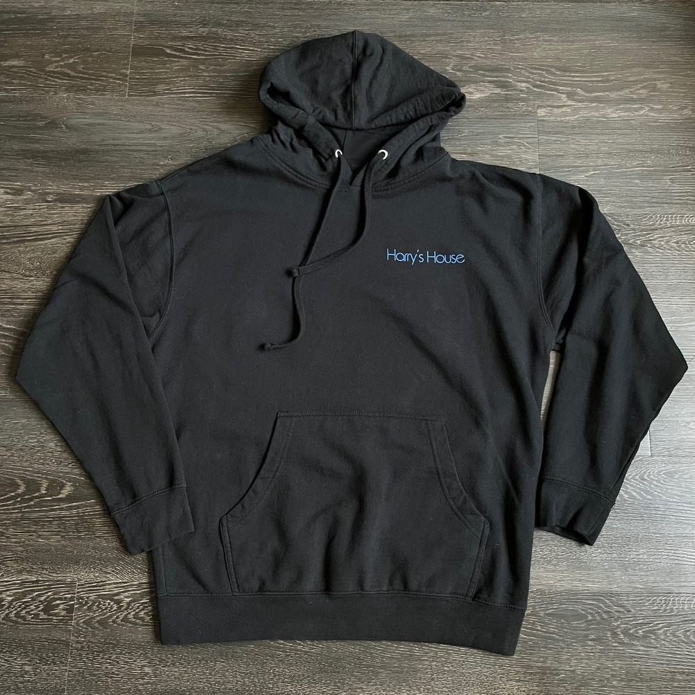 Harrys House Harry Styles‎ Black  Pullover Hoodie Large Album Cover Tour Merch